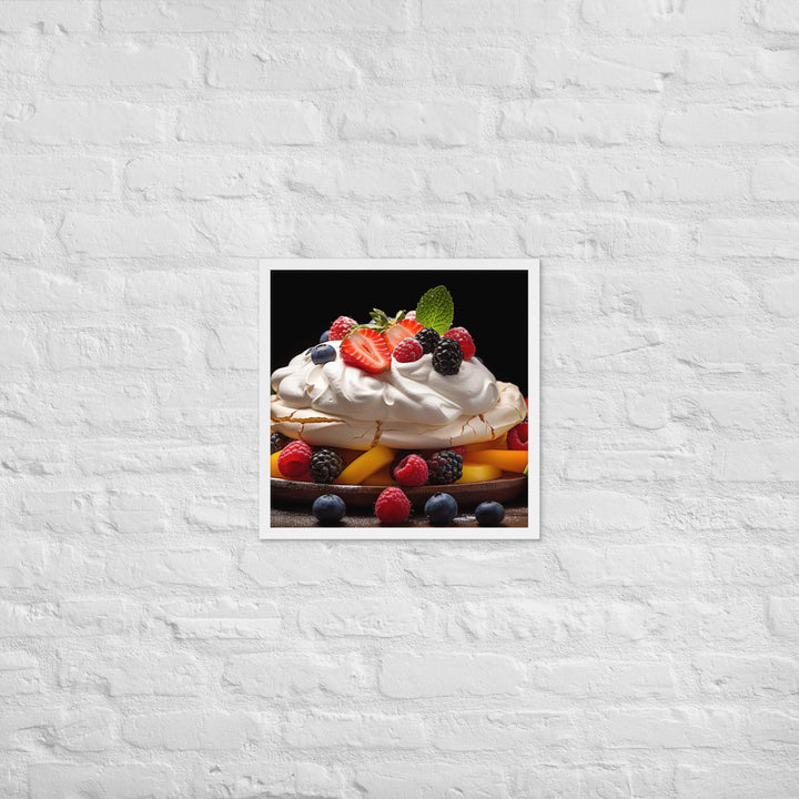 Pavlova Framed poster 🤤 from Yumify.AI