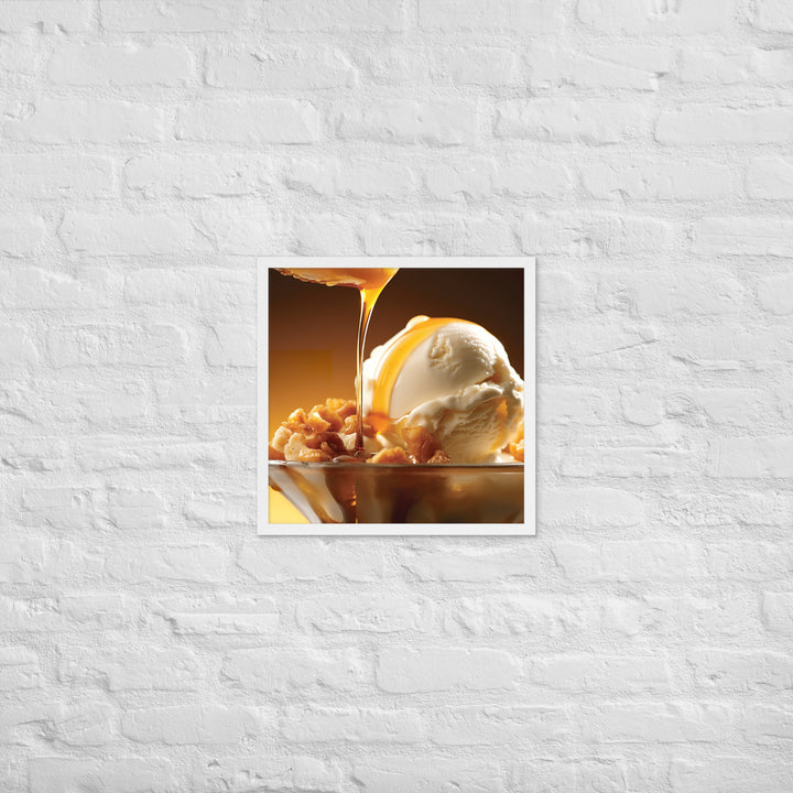 Hokey Pokey Ice Cream Framed poster 🤤 from Yumify.AI