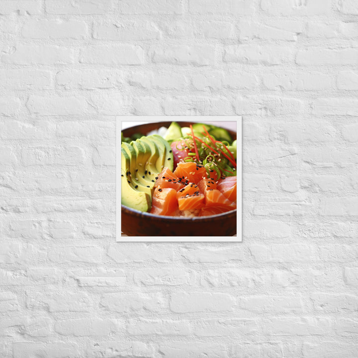 Poke Bowl Framed poster 🤤 from Yumify.AI