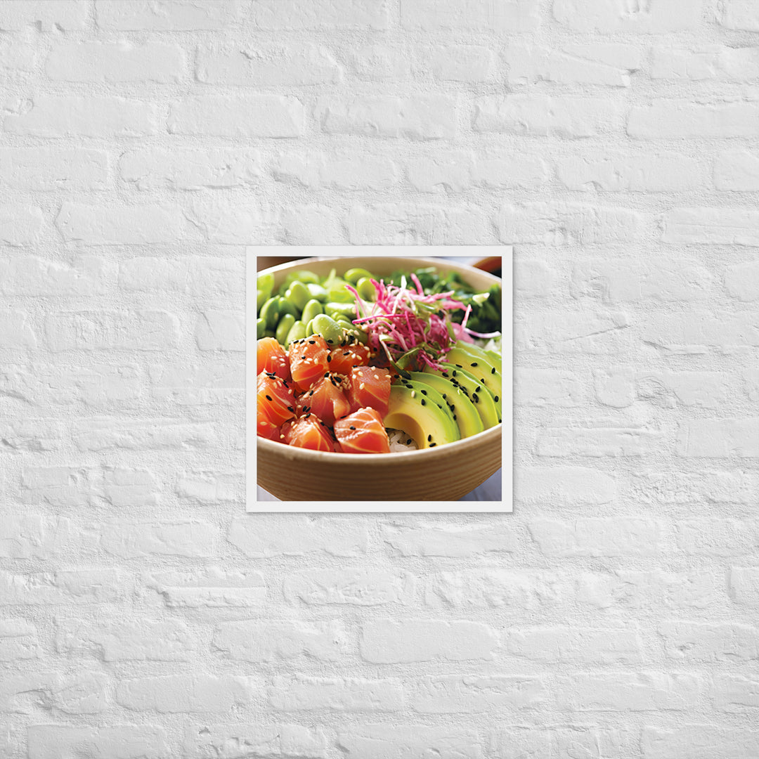 Poke Bowl Framed poster 🤤 from Yumify.AI