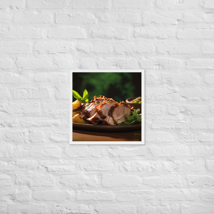 Kalua Pork Framed poster 🤤 from Yumify.AI