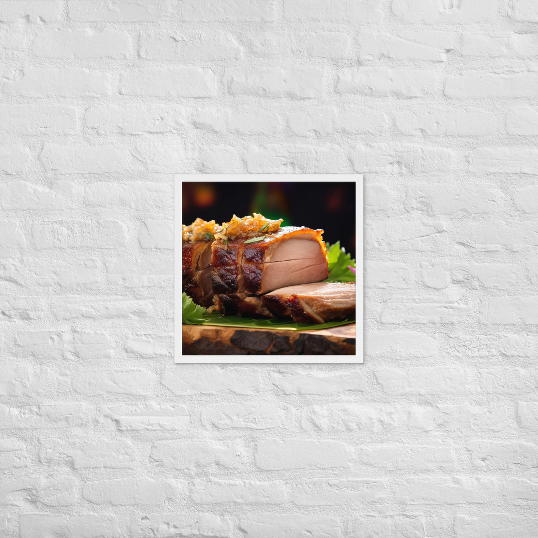 Kalua Pork Framed poster 🤤 from Yumify.AI