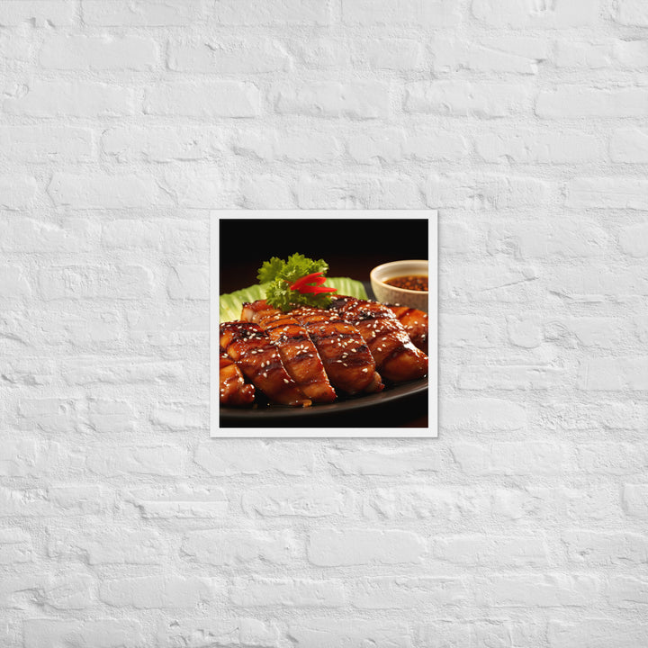 Huli Huli Chicken Framed poster 🤤 from Yumify.AI