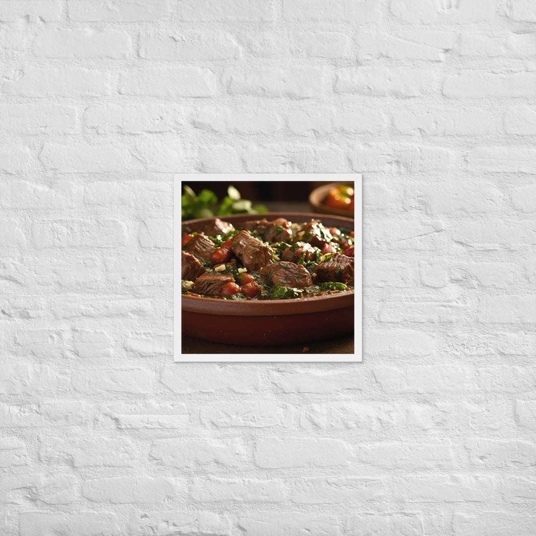 Ghormeh Sabzi Framed poster 🤤 from Yumify.AI