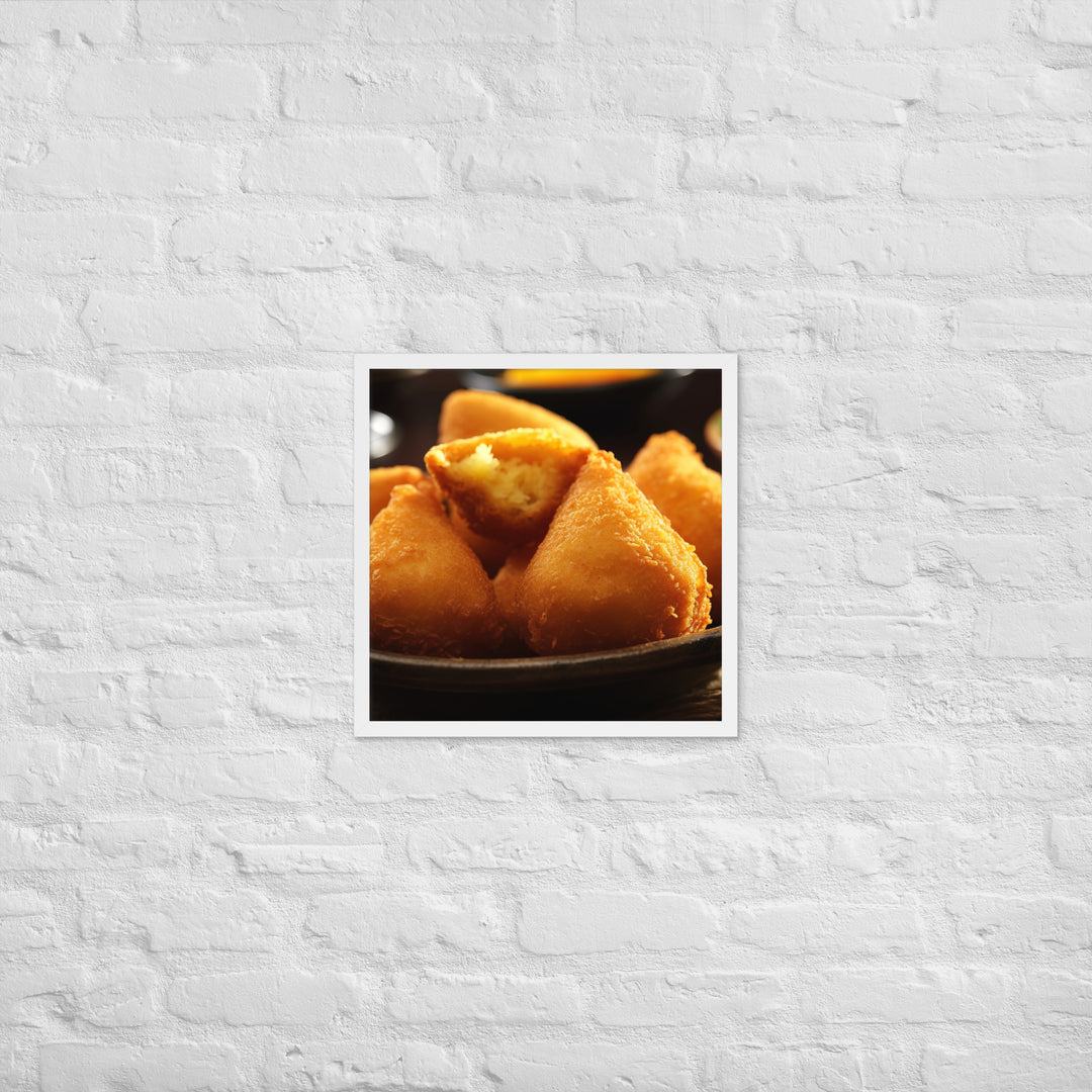 Coxinha Framed poster 🤤 from Yumify.AI