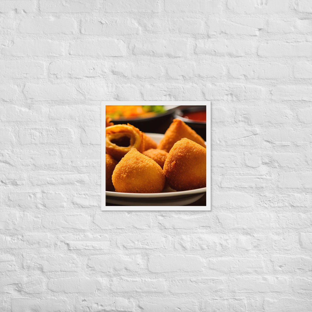 Coxinha Framed poster 🤤 from Yumify.AI