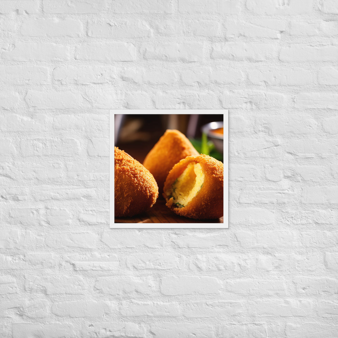 Coxinha Framed poster 🤤 from Yumify.AI