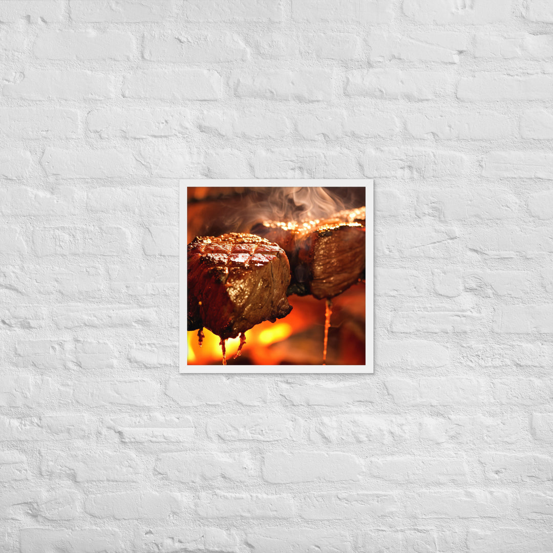 Churrasco Framed poster 🤤 from Yumify.AI