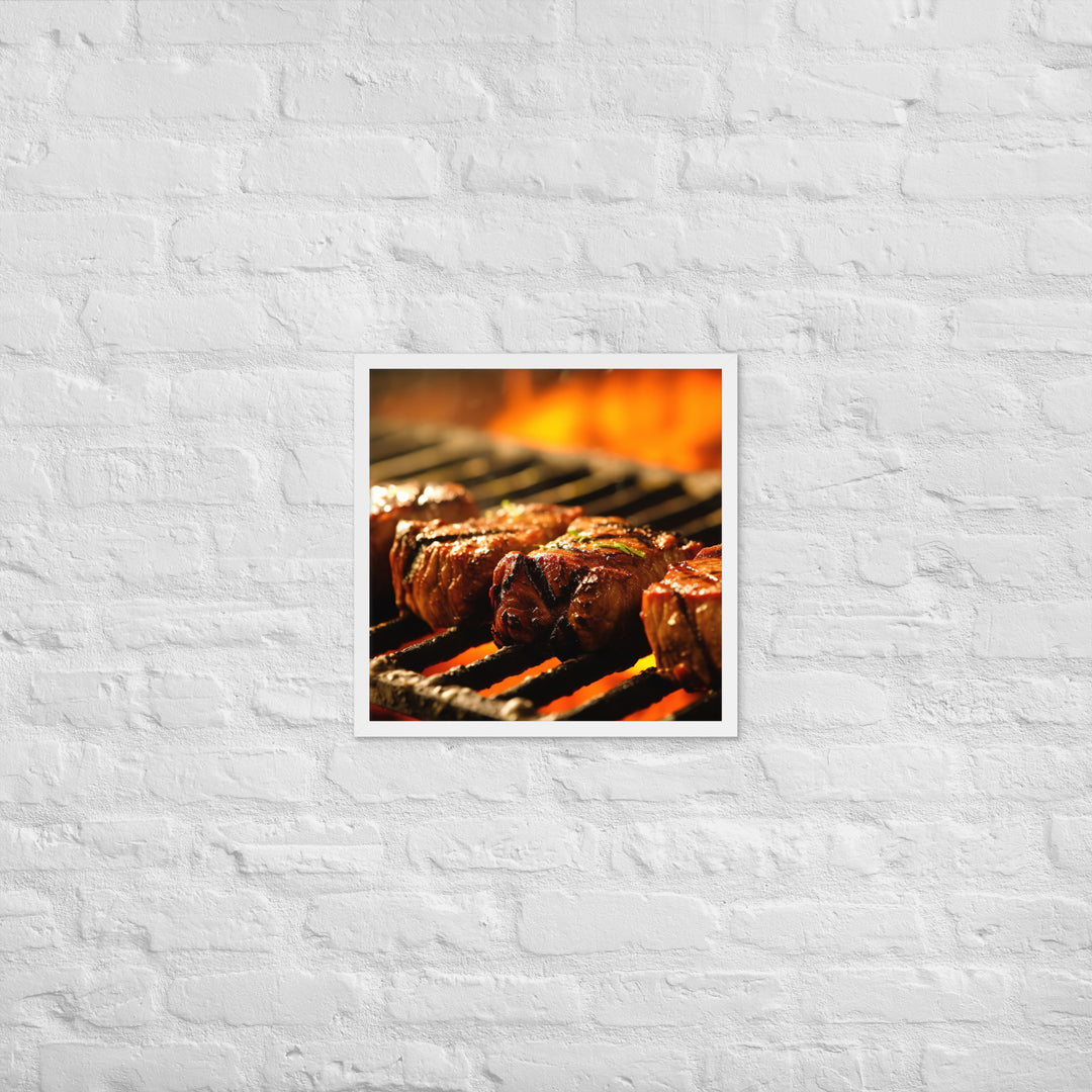 Churrasco Framed poster 🤤 from Yumify.AI