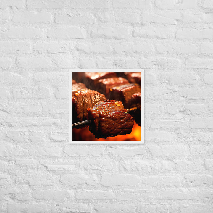 Churrasco Framed poster 🤤 from Yumify.AI