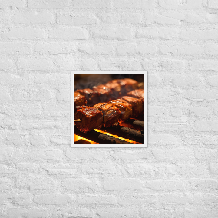 Churrasco Framed poster 🤤 from Yumify.AI