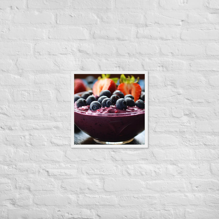 A fruit Bowl Framed poster 🤤 from Yumify.AI