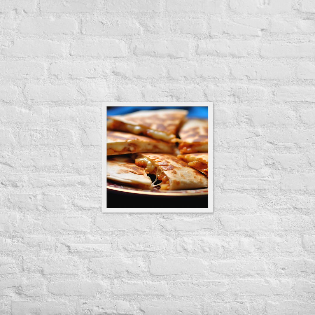 Quesadillas Framed poster 🤤 from Yumify.AI