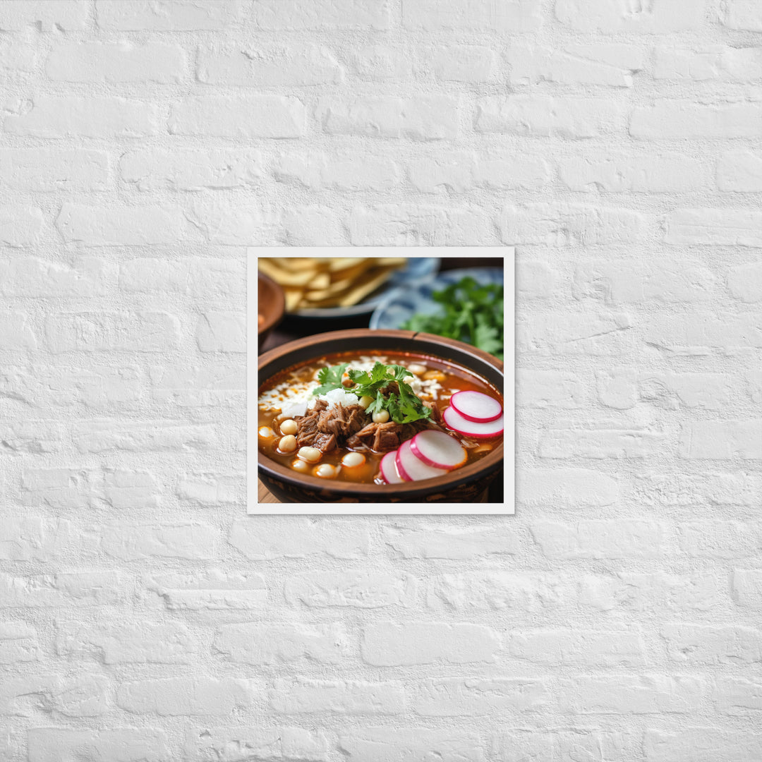 Pozole Framed poster 🤤 from Yumify.AI