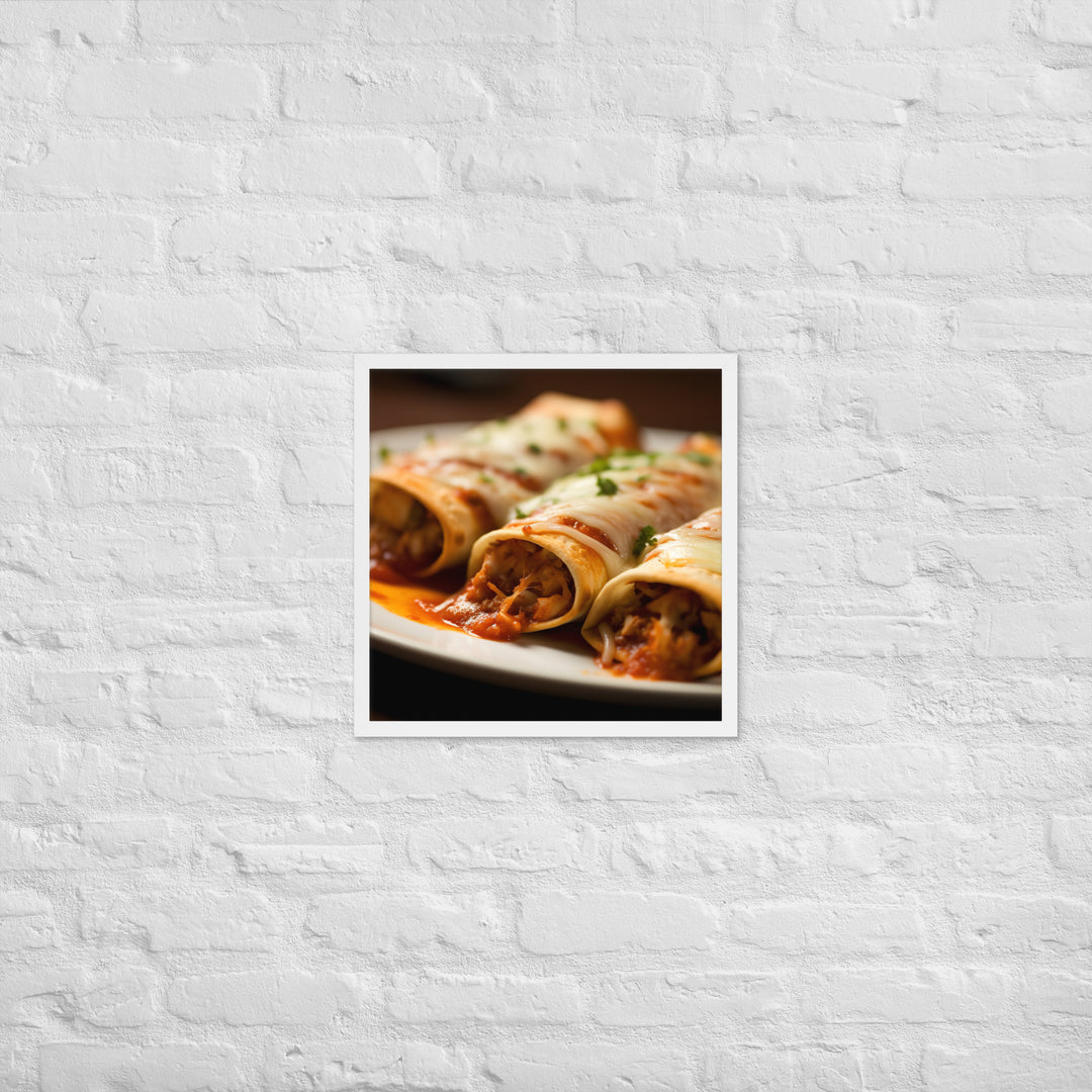 Enchiladas Framed poster 🤤 from Yumify.AI