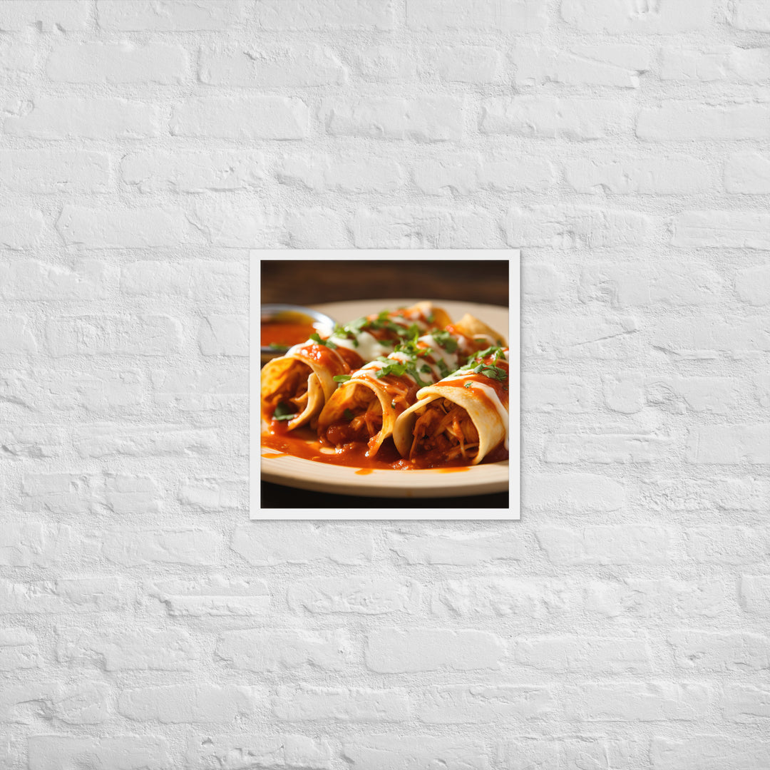 Enchiladas Framed poster 🤤 from Yumify.AI