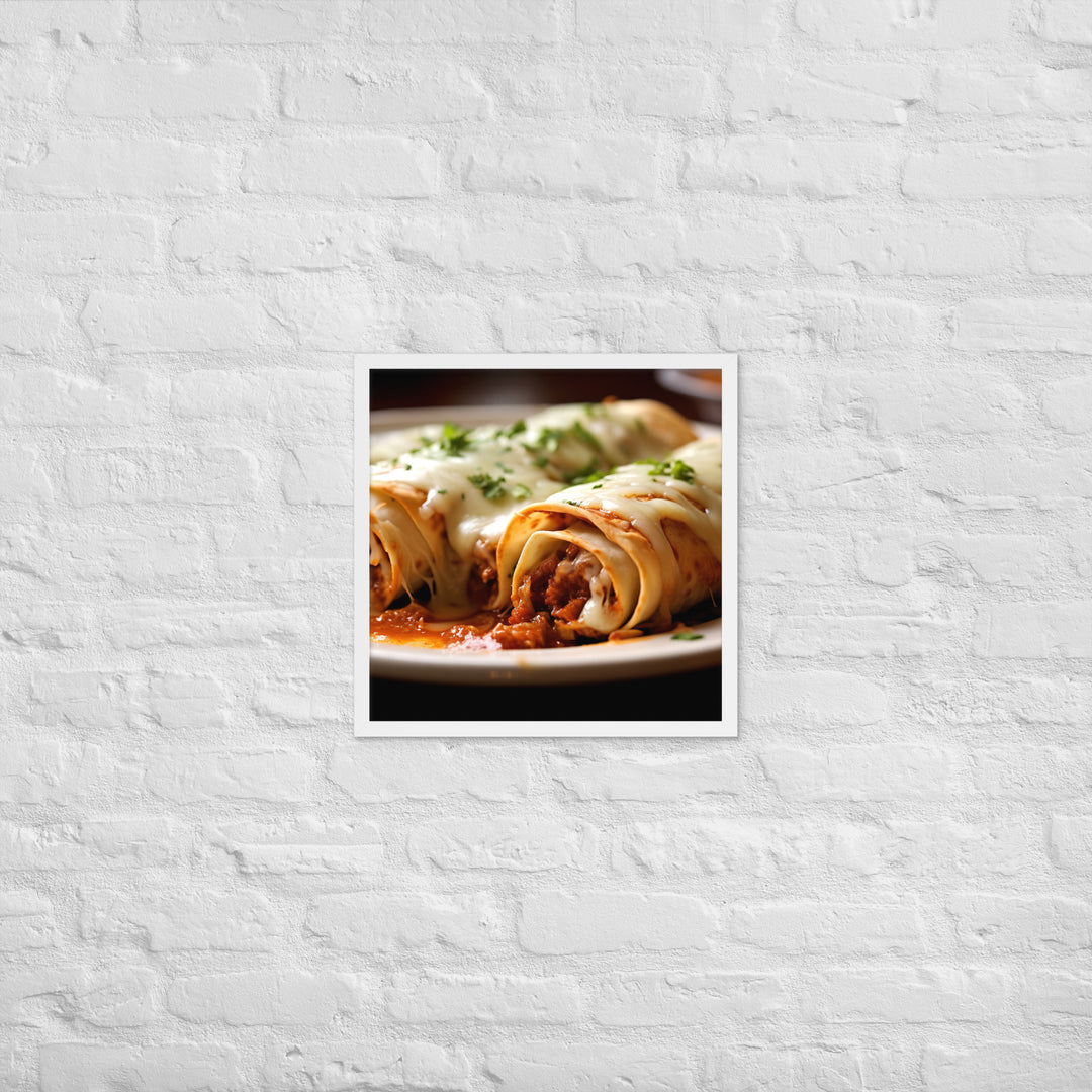 Enchiladas Framed poster 🤤 from Yumify.AI