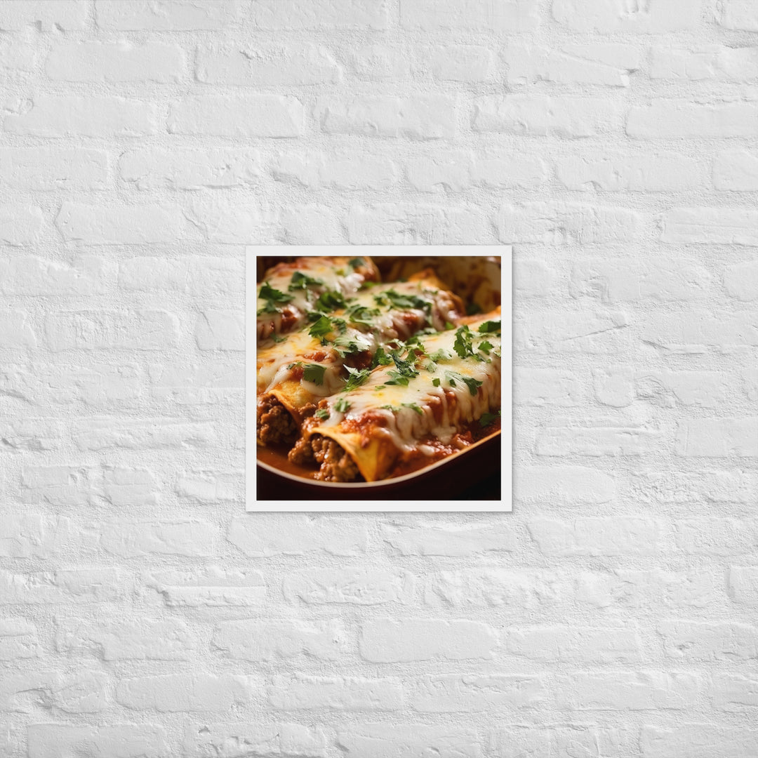 Enchiladas Framed poster 🤤 from Yumify.AI