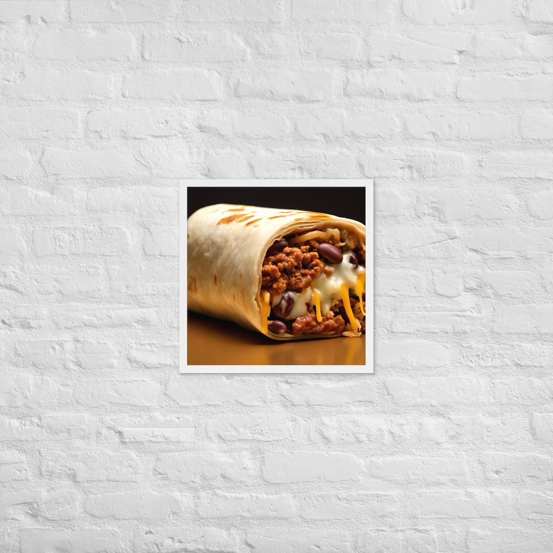 Burritos Framed poster 🤤 from Yumify.AI