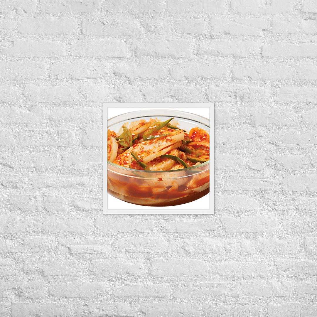 Spicy Traditional Kimchi Framed poster 🤤 from Yumify.AI