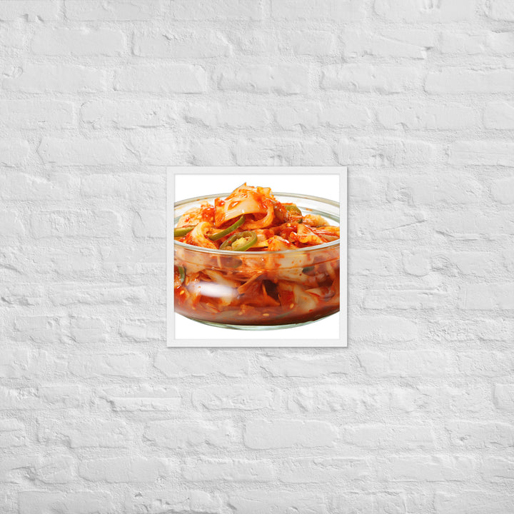 Spicy Traditional Kimchi Framed poster 🤤 from Yumify.AI