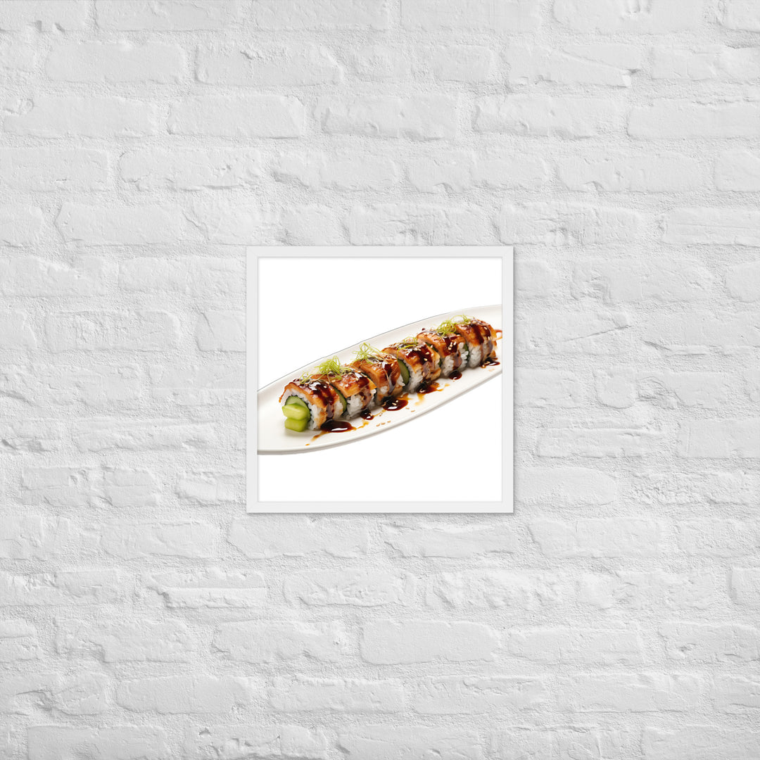 Creamy Eel Unagi Roll Framed poster 🤤 from Yumify.AI