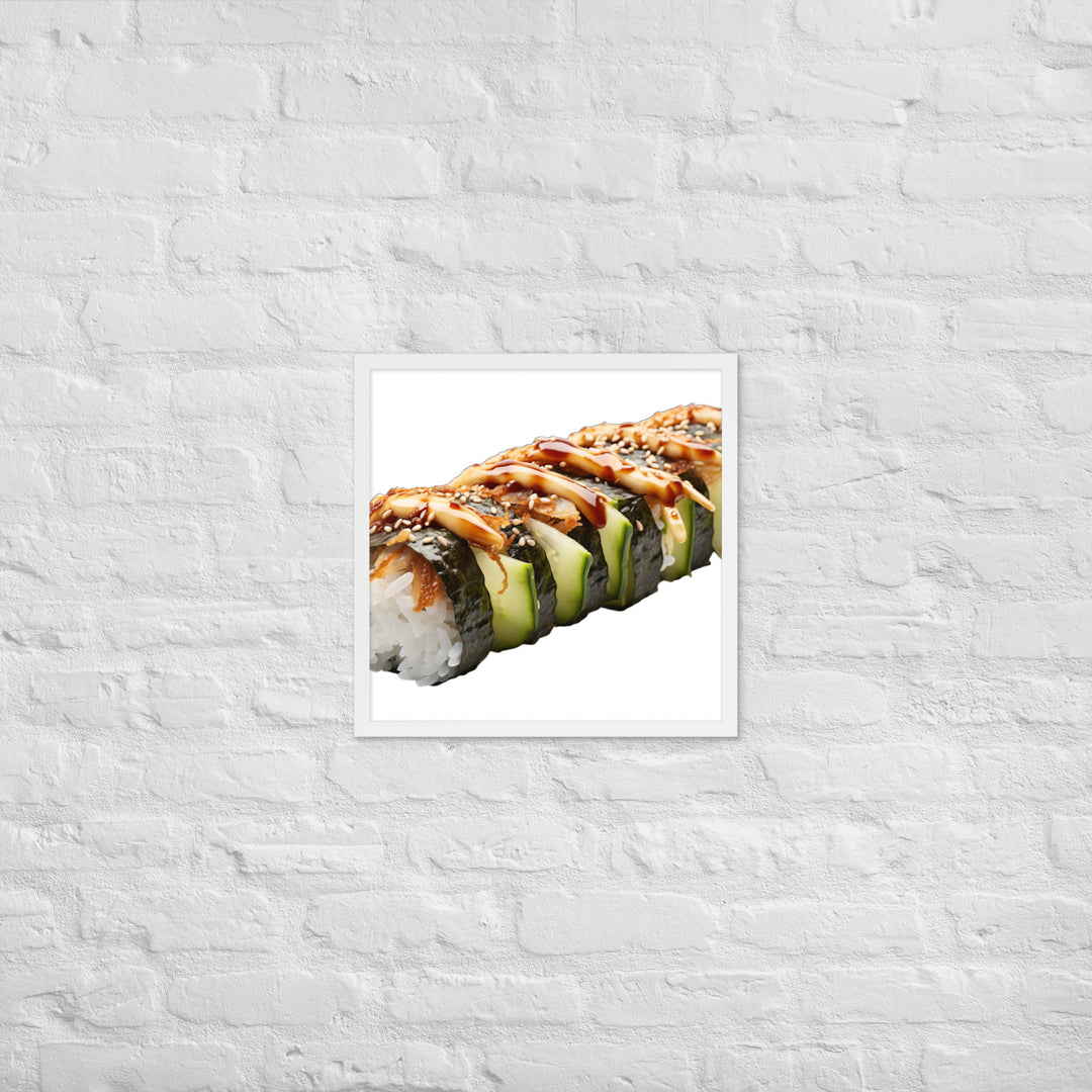 Creamy Eel Unagi Roll Framed poster 🤤 from Yumify.AI