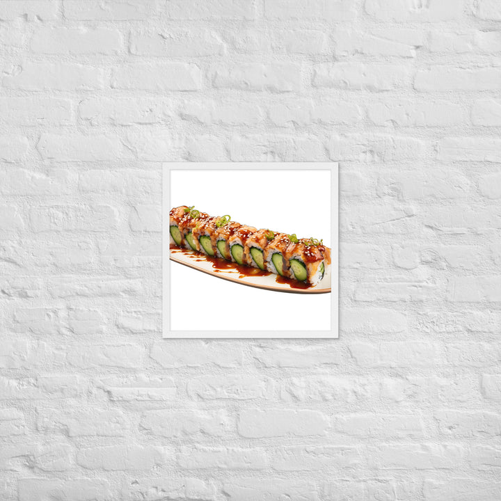 Creamy Eel Unagi Roll Framed poster 🤤 from Yumify.AI