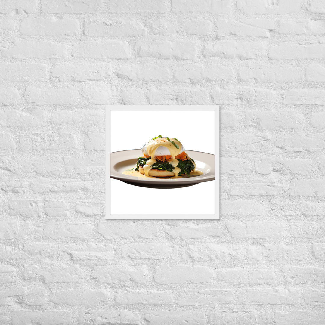 Florentine Eggs Benedict Framed poster 🤤 from Yumify.AI