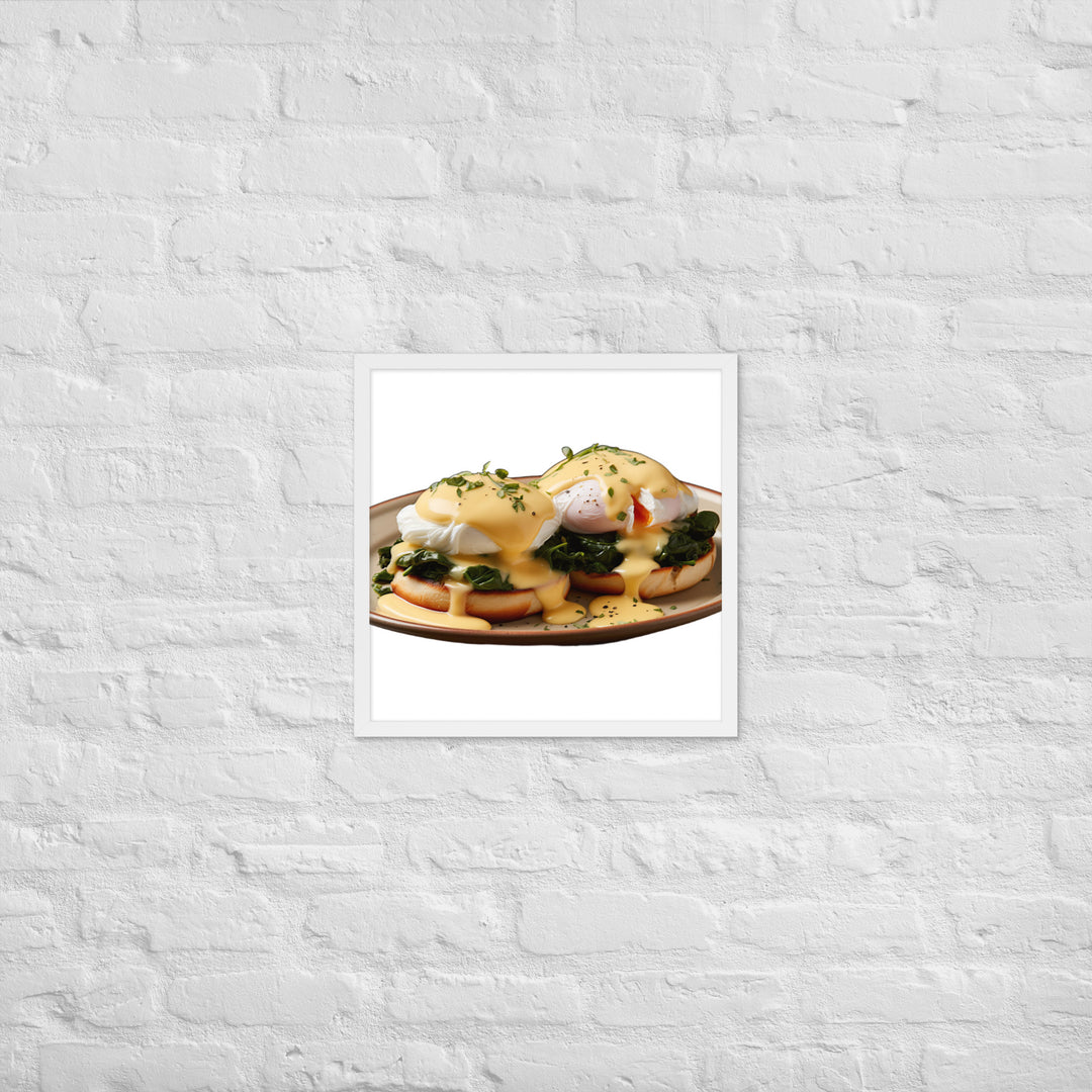 Florentine Eggs Benedict Framed poster 🤤 from Yumify.AI