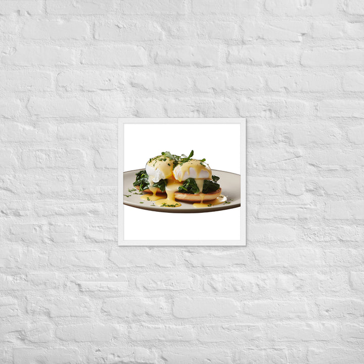 Florentine Eggs Benedict Framed poster 🤤 from Yumify.AI