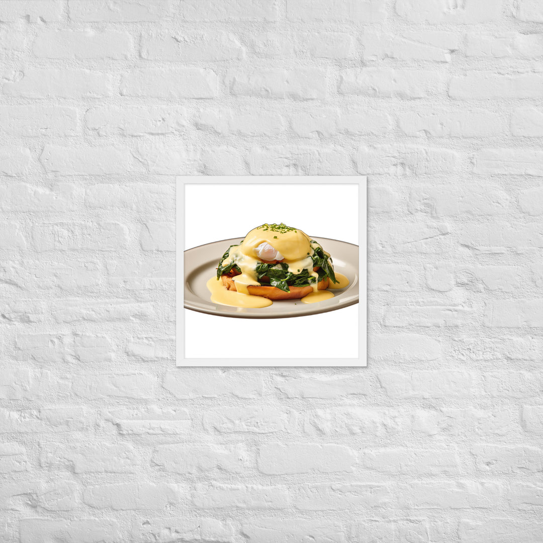 Florentine Eggs Benedict Framed poster 🤤 from Yumify.AI