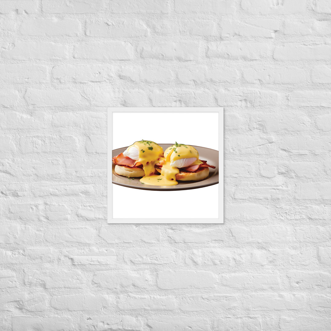 Classic Eggs Benedict Framed poster 🤤 from Yumify.AI