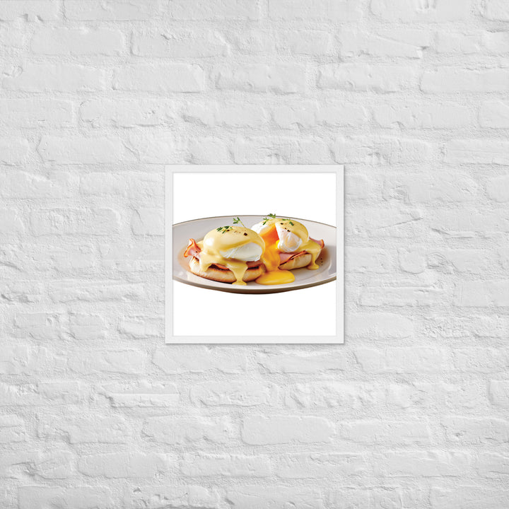 Classic Eggs Benedict Framed poster 🤤 from Yumify.AI