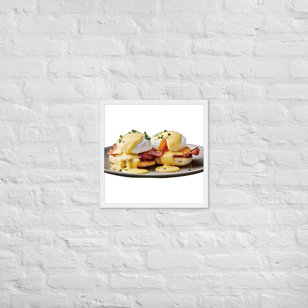 Classic Eggs Benedict Framed poster 🤤 from Yumify.AI