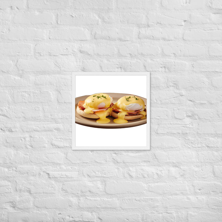 Classic Eggs Benedict Framed poster 🤤 from Yumify.AI