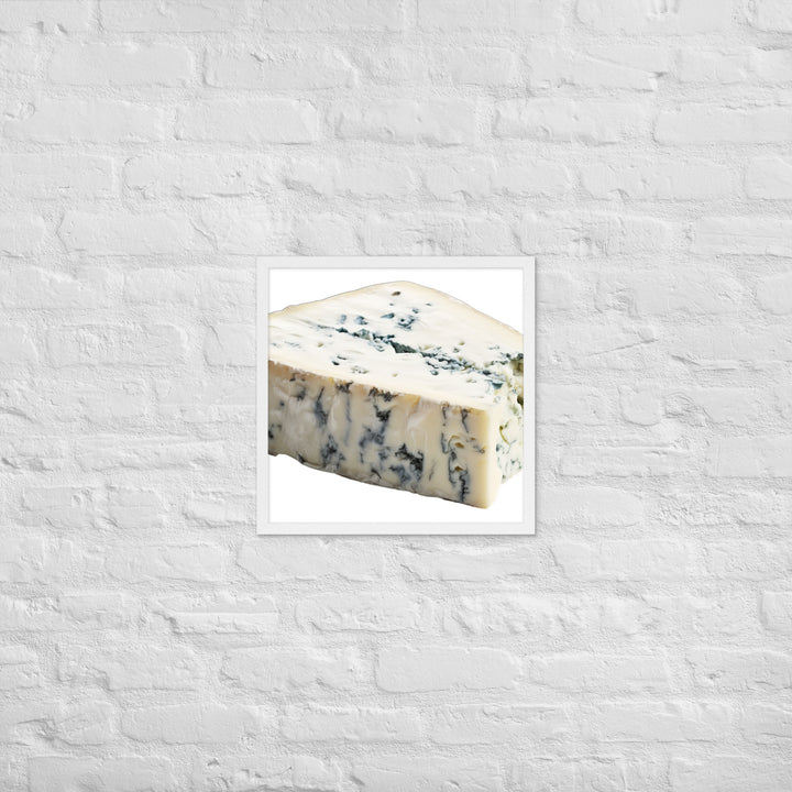 Blue Veins in Gorgonzola Framed poster 🤤 from Yumify.AI