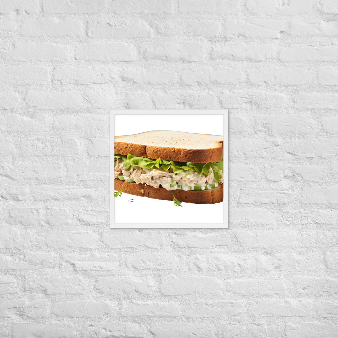 Tuna Salad Sandwich Framed poster 🤤 from Yumify.AI