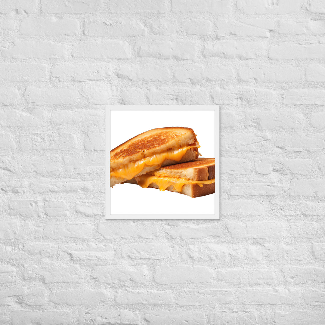 Grilled Cheese Sandwich Framed poster 🤤 from Yumify.AI