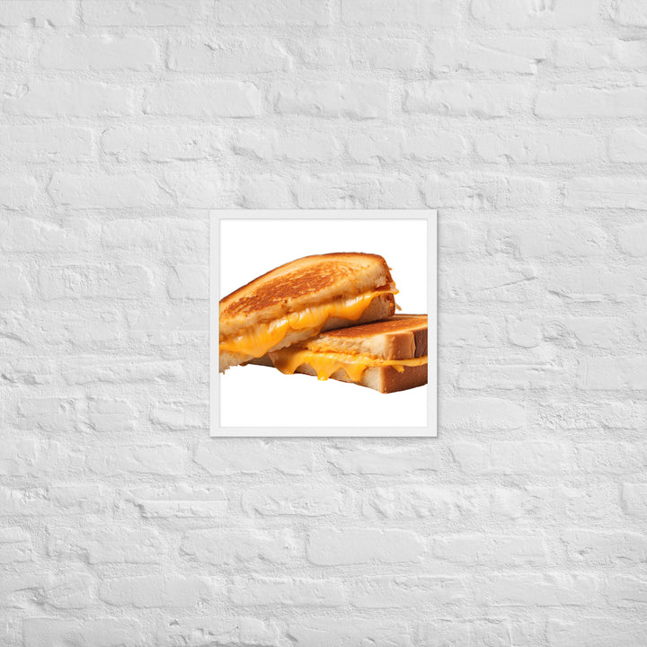 Grilled Cheese Sandwich Framed poster 🤤 from Yumify.AI