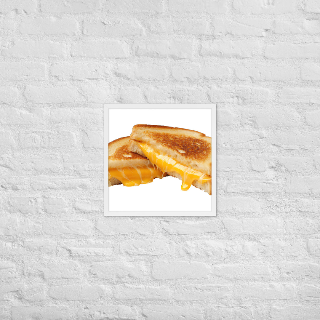 Grilled Cheese Sandwich Framed poster 🤤 from Yumify.AI