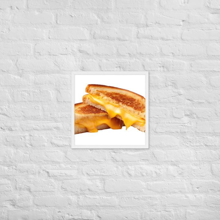 Grilled Cheese Sandwich Framed poster 🤤 from Yumify.AI