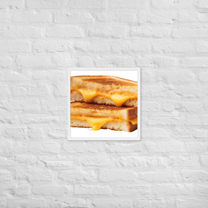 Grilled Cheese Sandwich Framed poster 🤤 from Yumify.AI