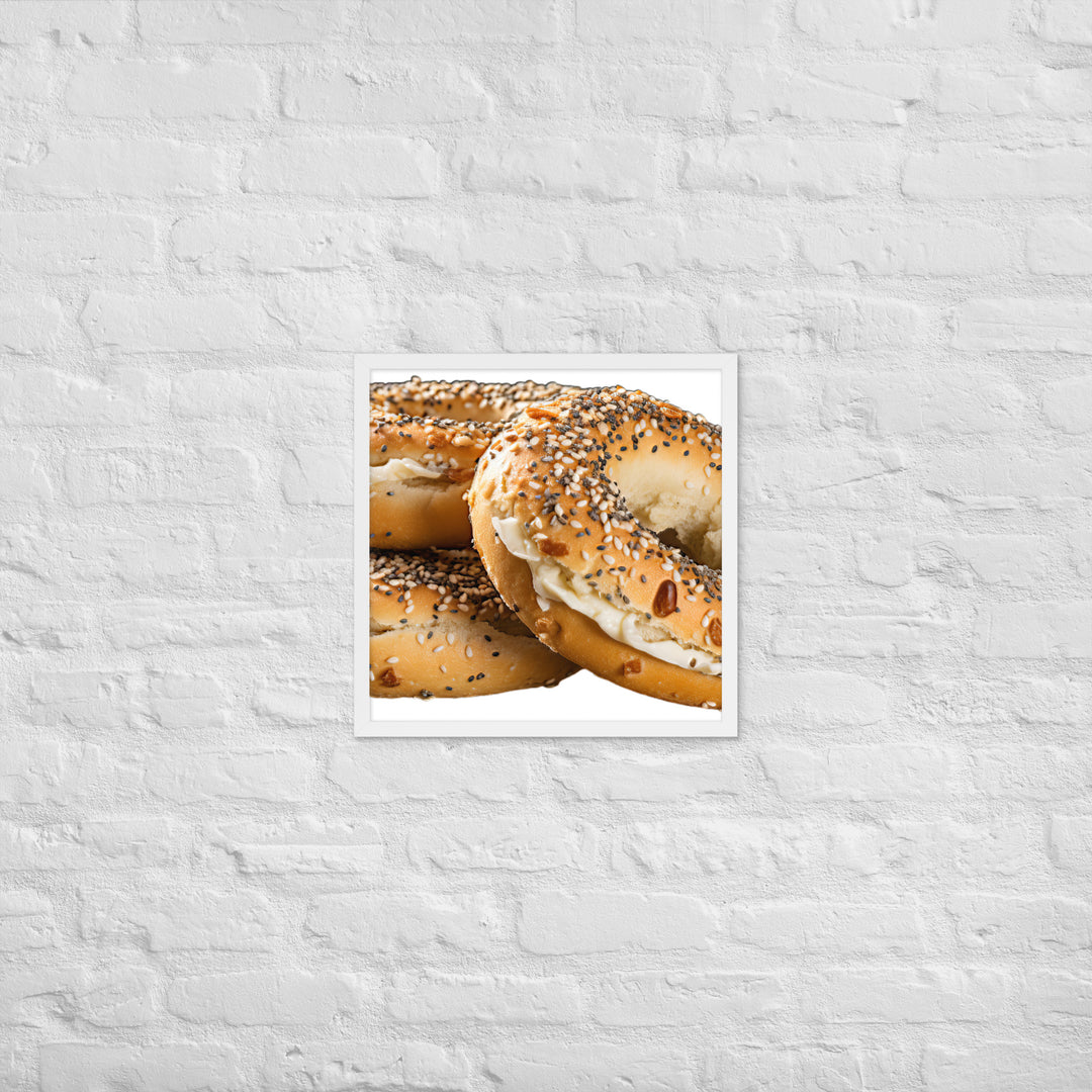 Everything Bagel Framed poster 🤤 from Yumify.AI