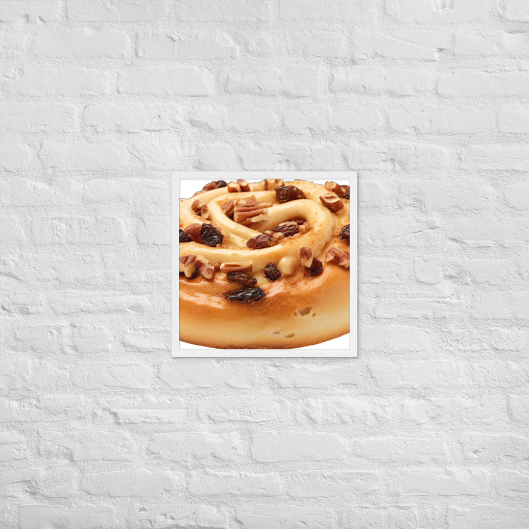 Cinnamon Raisin Bagel Framed poster 🤤 from Yumify.AI