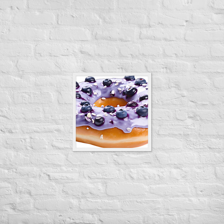 Blueberry Bagel Framed poster 🤤 from Yumify.AI