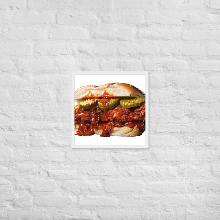 Nashville Hot Chicken Framed poster 🤤 from Yumify.AI