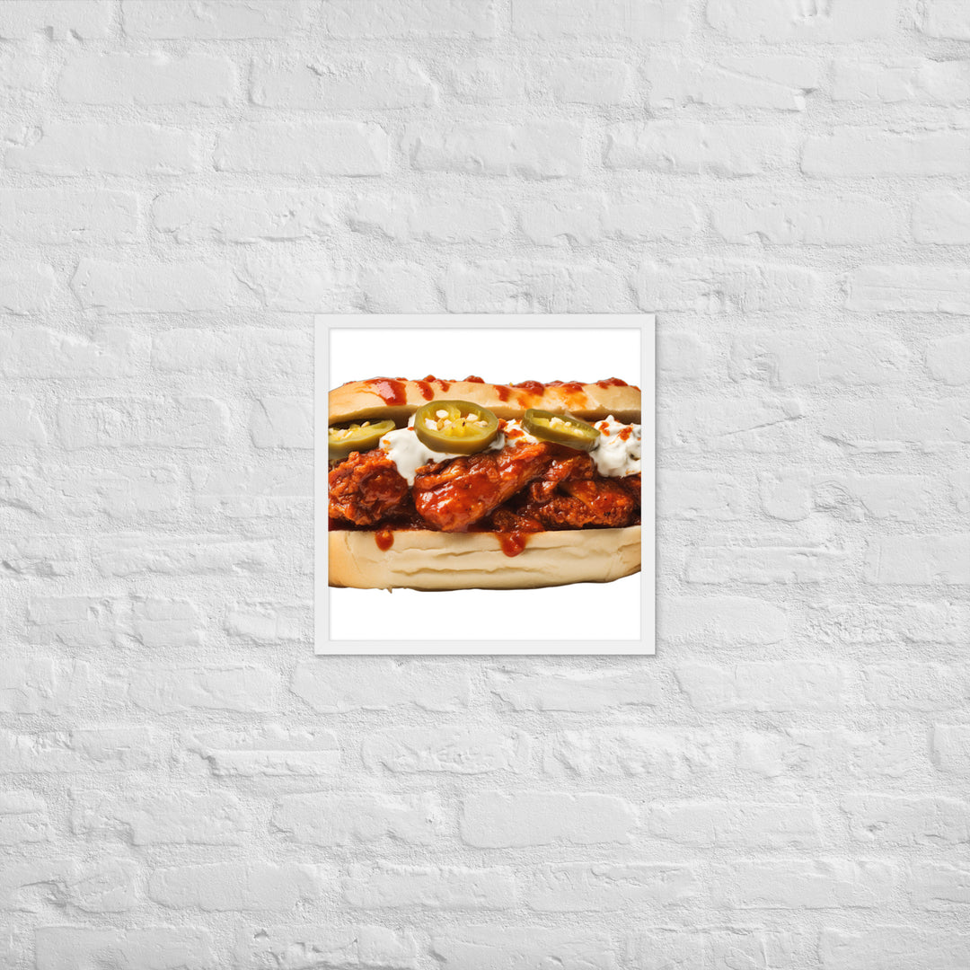 Nashville Hot Chicken Framed poster 🤤 from Yumify.AI