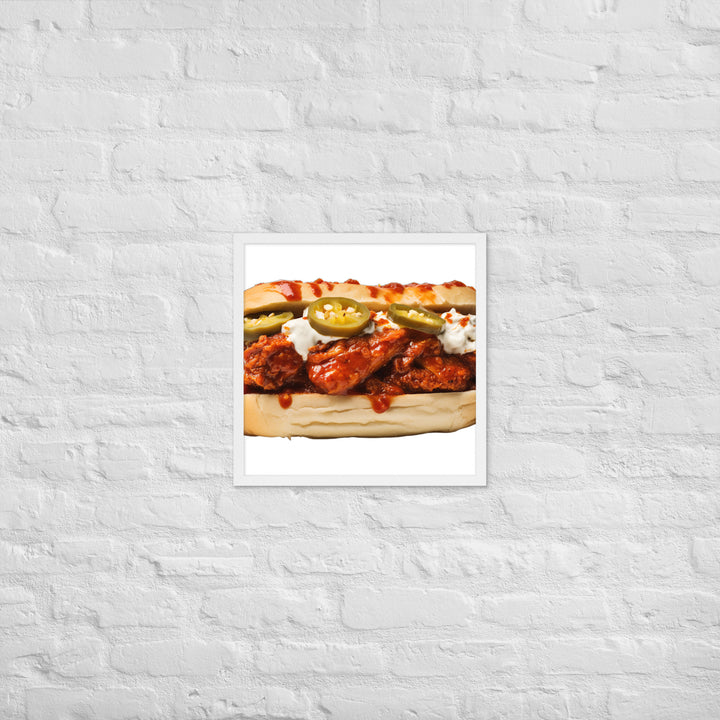 Nashville Hot Chicken Framed poster 🤤 from Yumify.AI