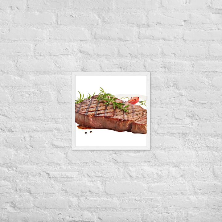 Sirloin Steak Framed poster 🤤 from Yumify.AI